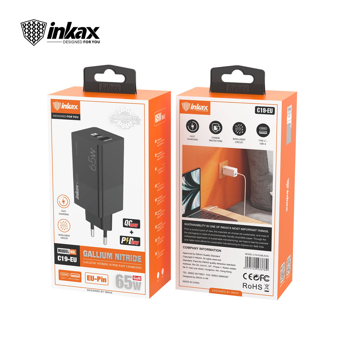 INKAX POWER Adapter C19