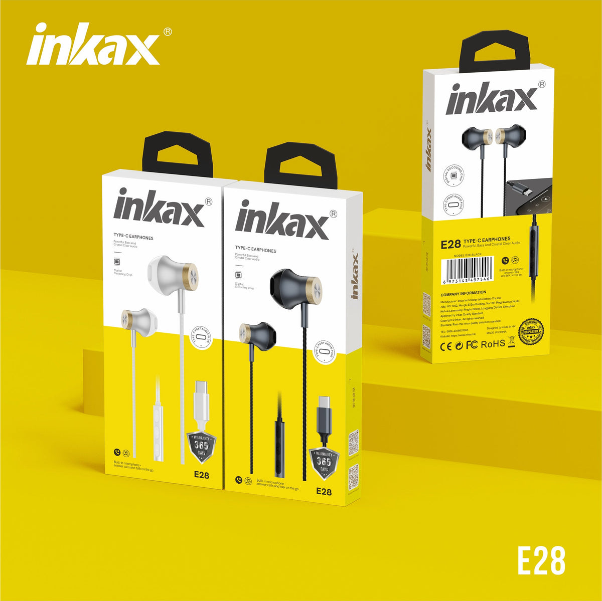 INKAX Handsfree E28