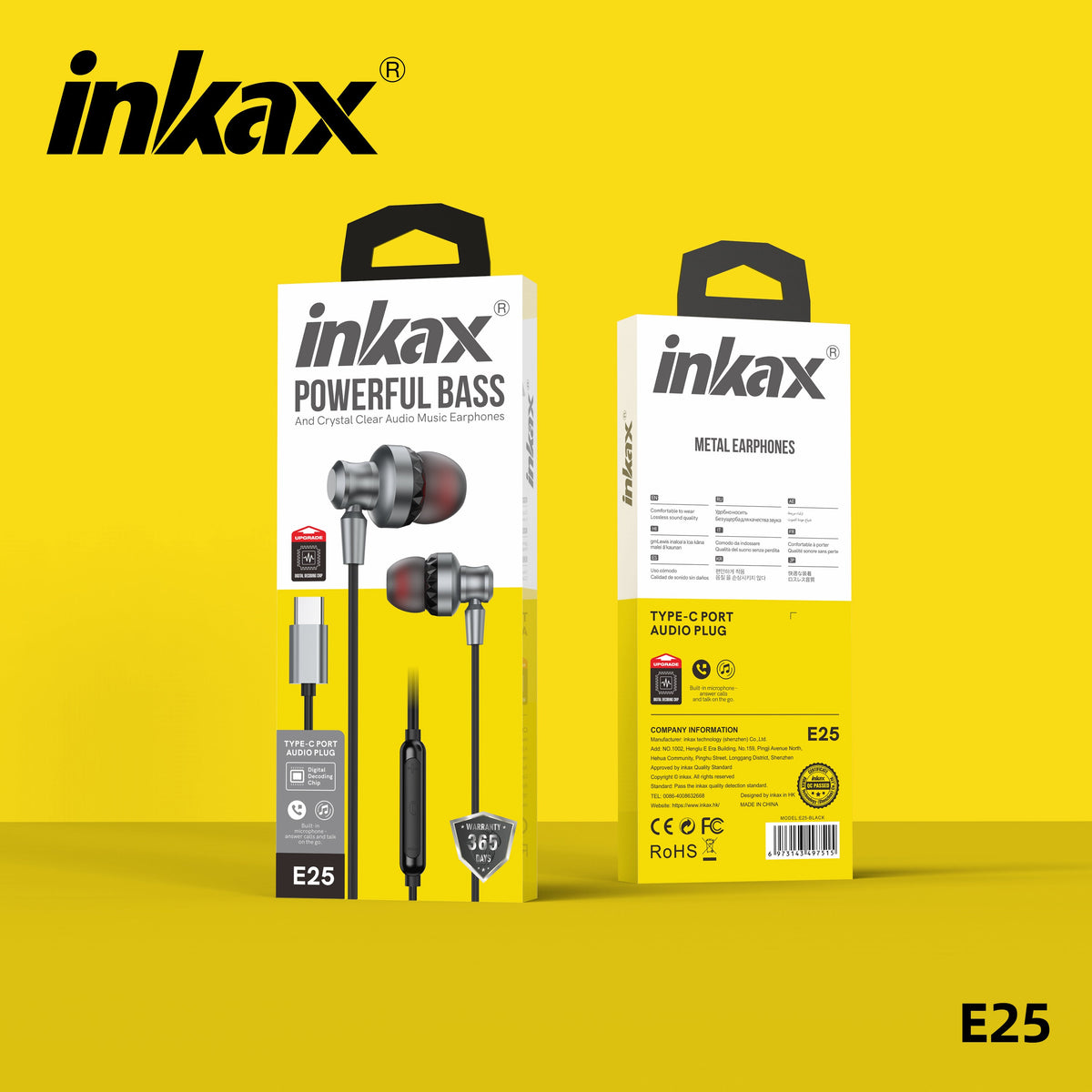 INKAX Handsfree E25