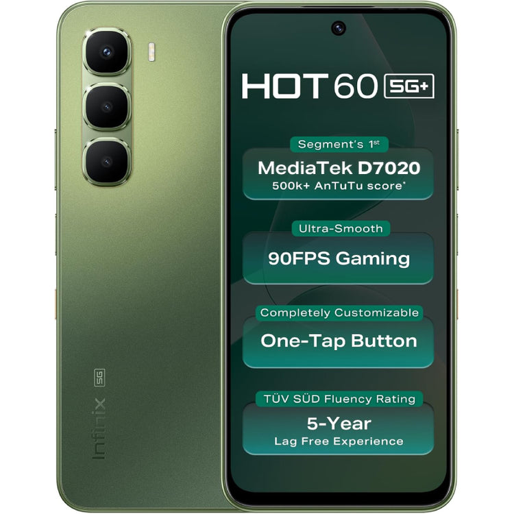 Infinix HOT 60 5G - Tundra Green image 1
