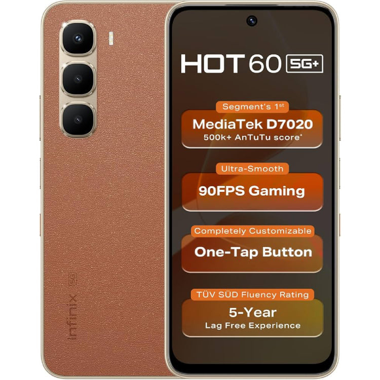 Infinix HOT 60 5G - Caramel Glow image 1