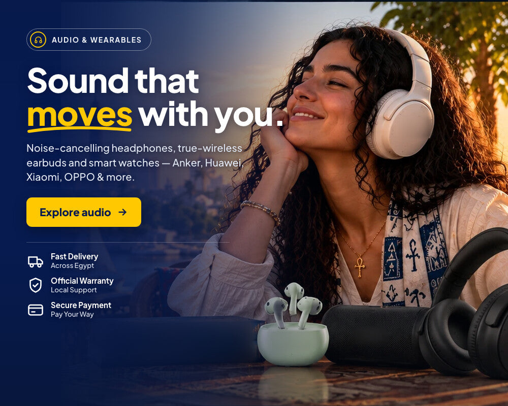 Audio and wearables - sound that moves with you. Explore earbuds, headphones and smart watches