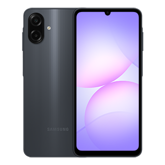 Samsung Galaxy A07 in Black