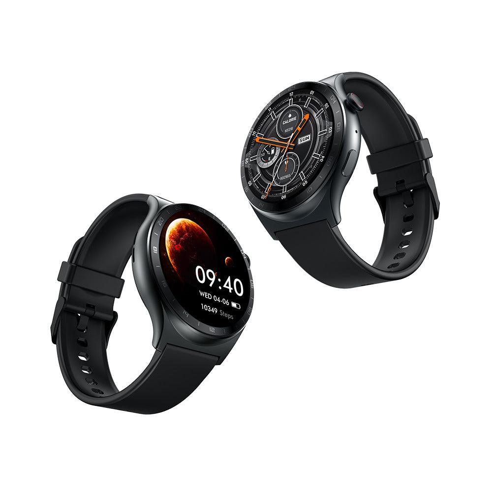 Infinix XWatch 3 WE smart watch in black, two angles